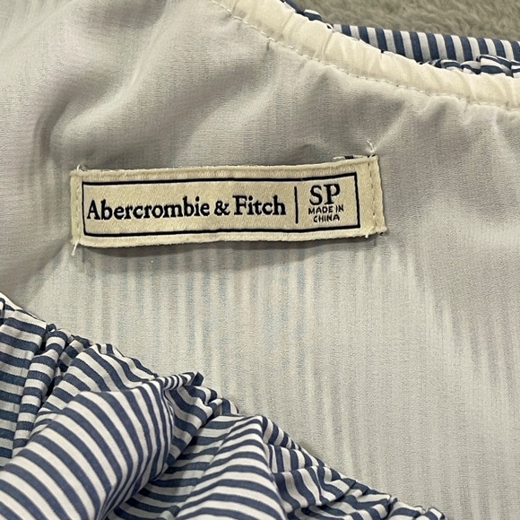 Abercrombie & Fitch One-Shoulder Ruffle Dress Size Small Petite - Picture 6 of 11